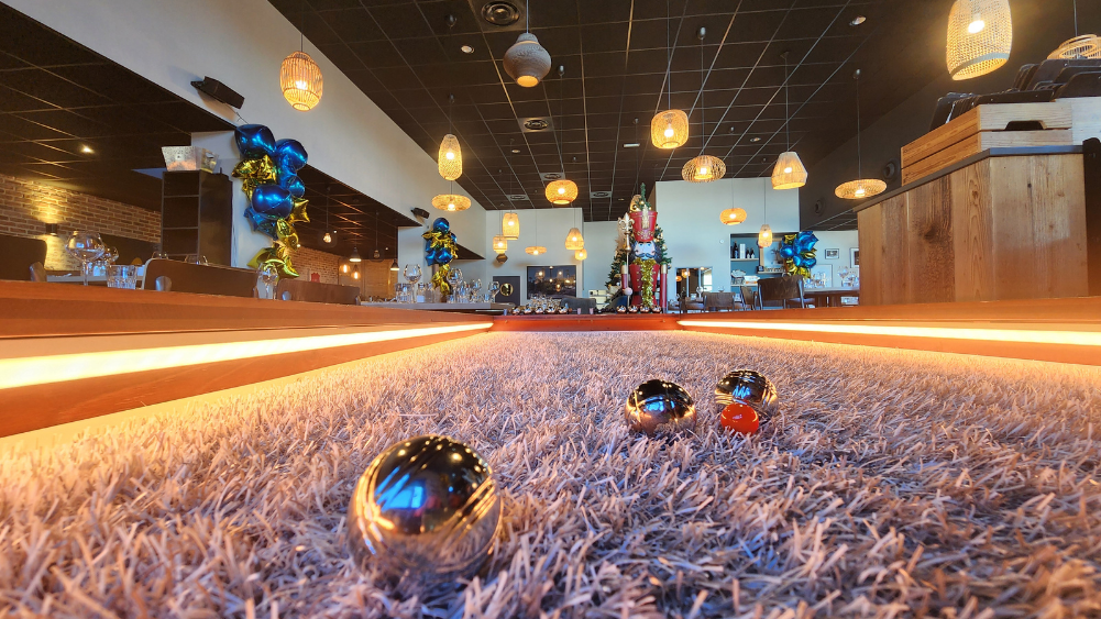 Baby Pétanque Premium disposé dans un bar restaurant