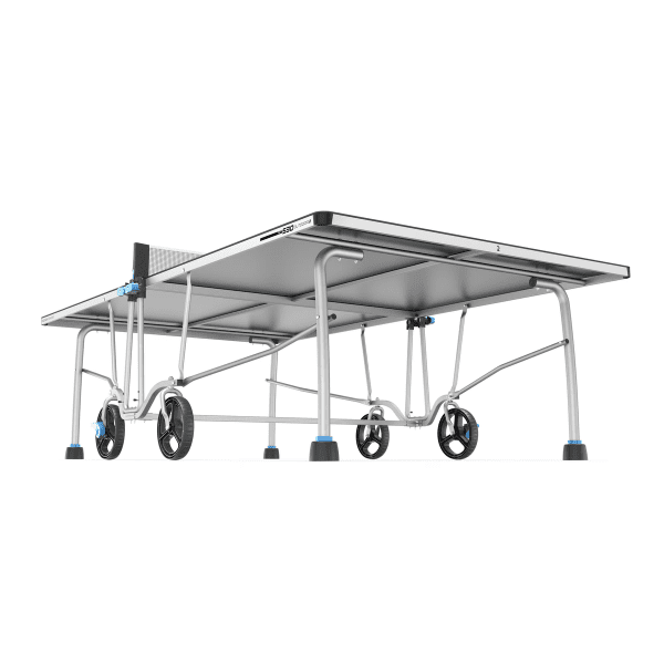 Table ping pong secathlon pongori outdoor pliable vue de dessous pour location entreprise