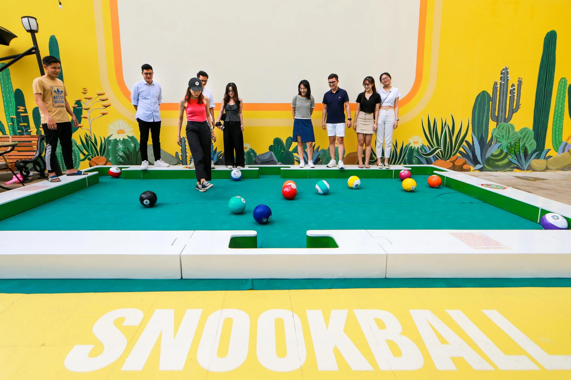 Snookball table foot-billard en location entreprise