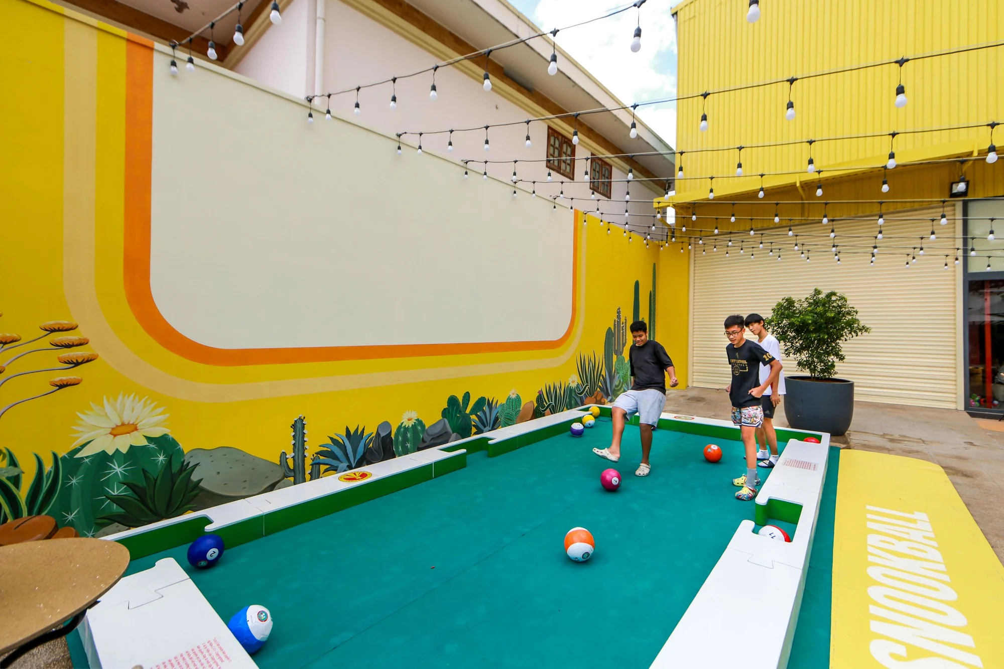 Snookball table foot-billard en location entreprise